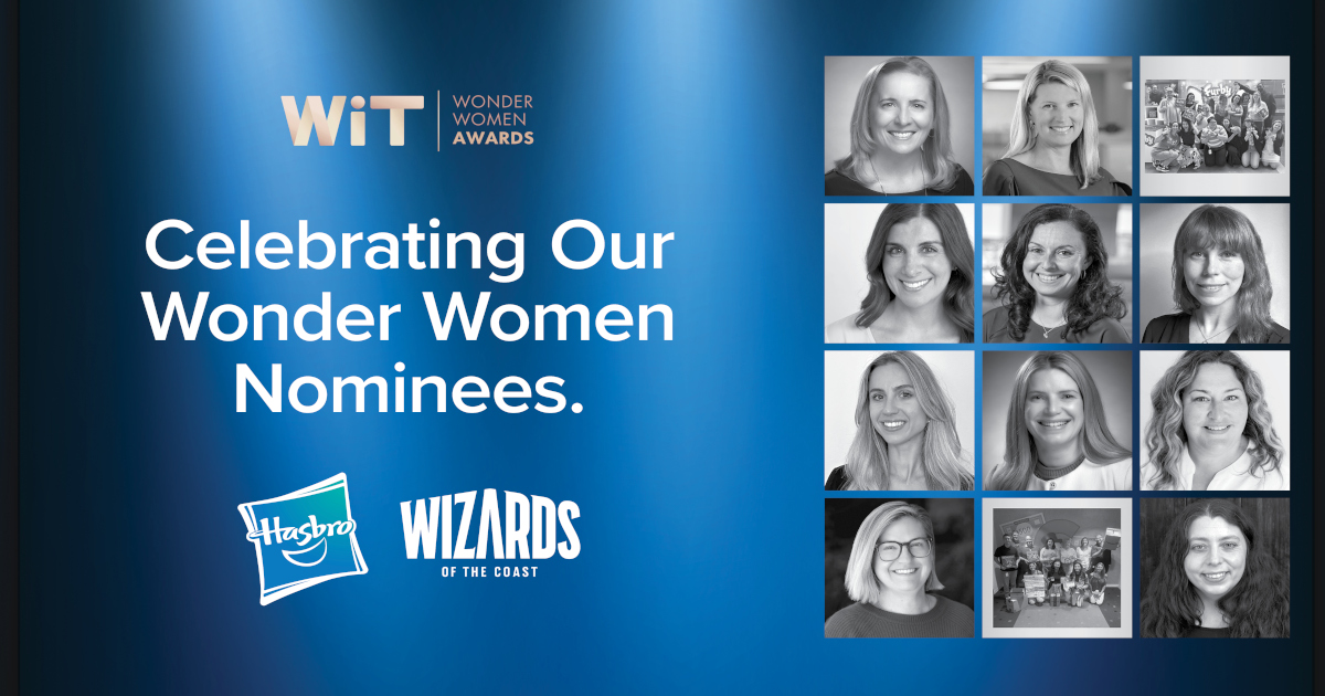 Celebrating Hasbro’s 11 Wonder Women Awards finalists!